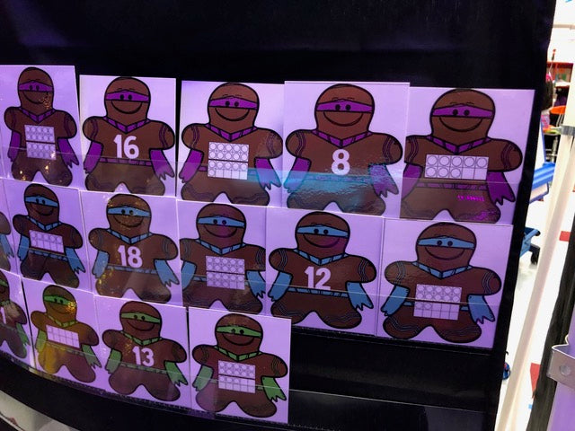 Gingerbread Superheroes Math and Literacy Centers!