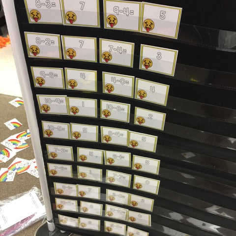 Emojis Math and Literacy Centers