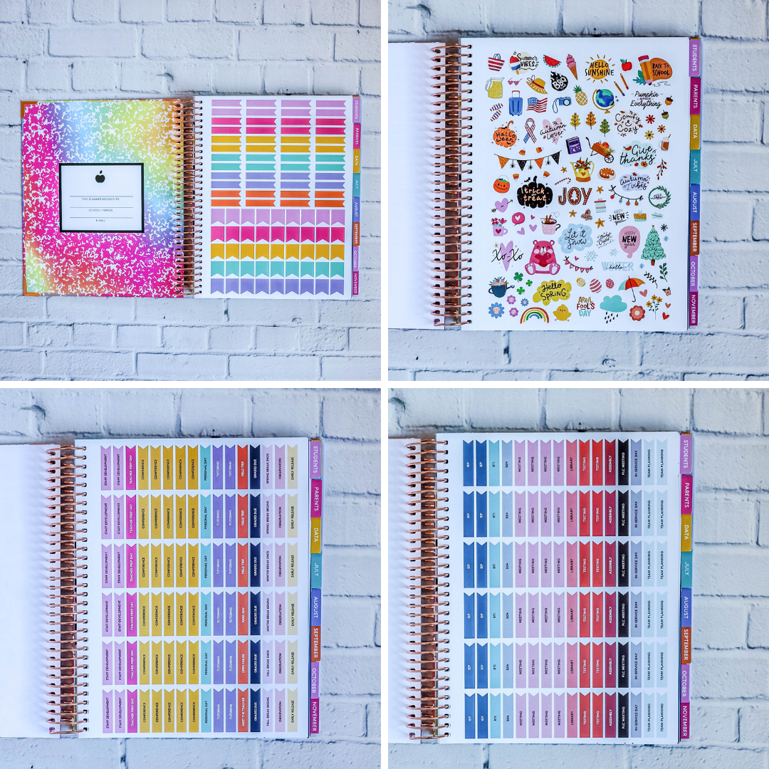 2025 - 2026 School Days Teacher Planner by BERTEAU & Co.