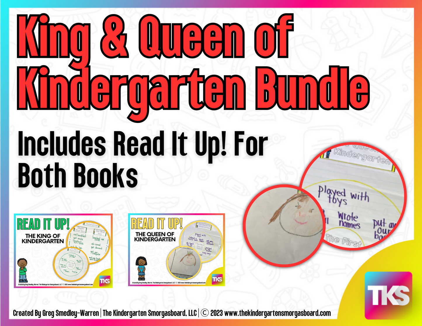 Read It Up! The King & Queen Of Kindergarten Bundle