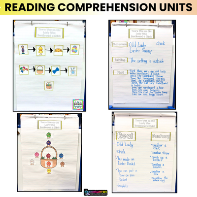 Spring Reading Comprehension: There Was an Old Lady Who Swallowed a Chick