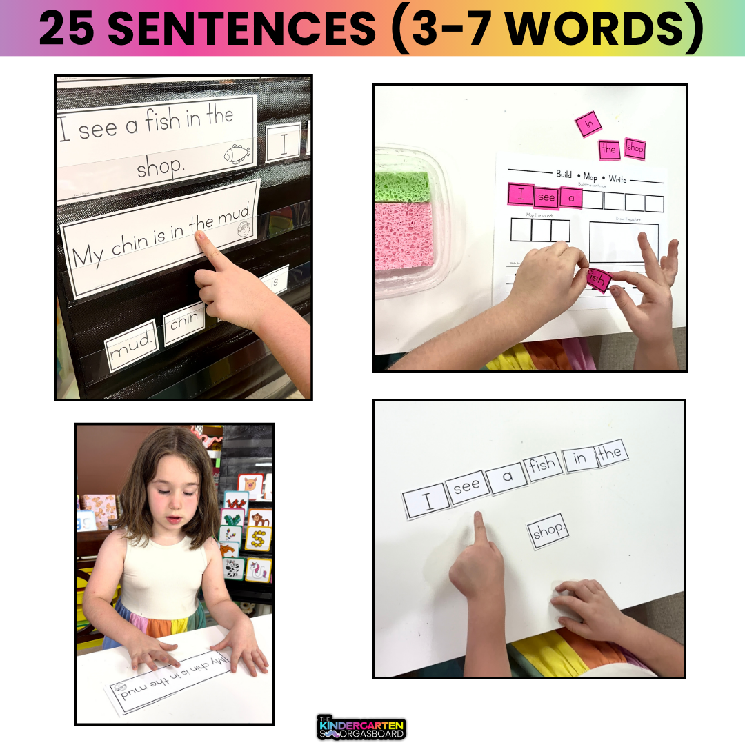 Building SentenceS & Sentence Writing BUNDLE | Phonics And Fluency Activities |
