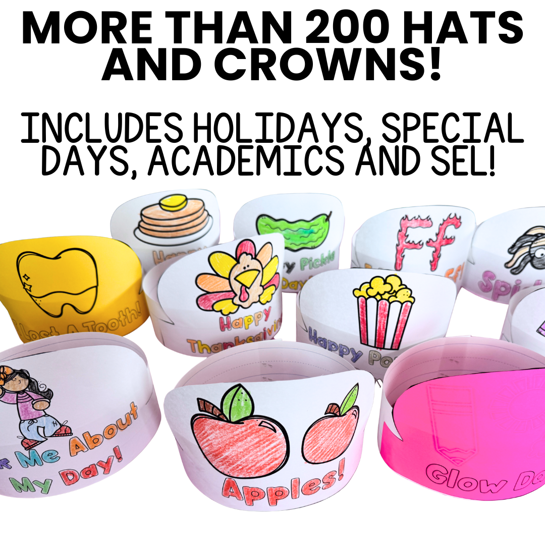 CROWNS AND HATS YEAR LONG BUNDLE