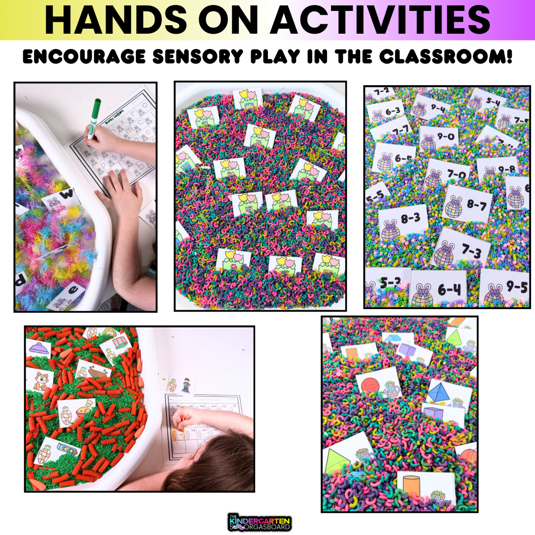 Sensory Bin Activities For The Year! Growing Bundle! 341 Activities!