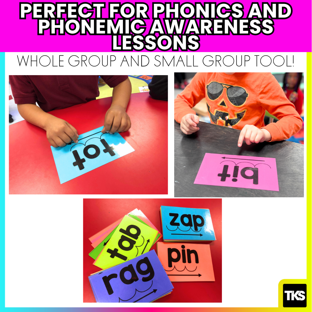 CVC Word Blending Cards