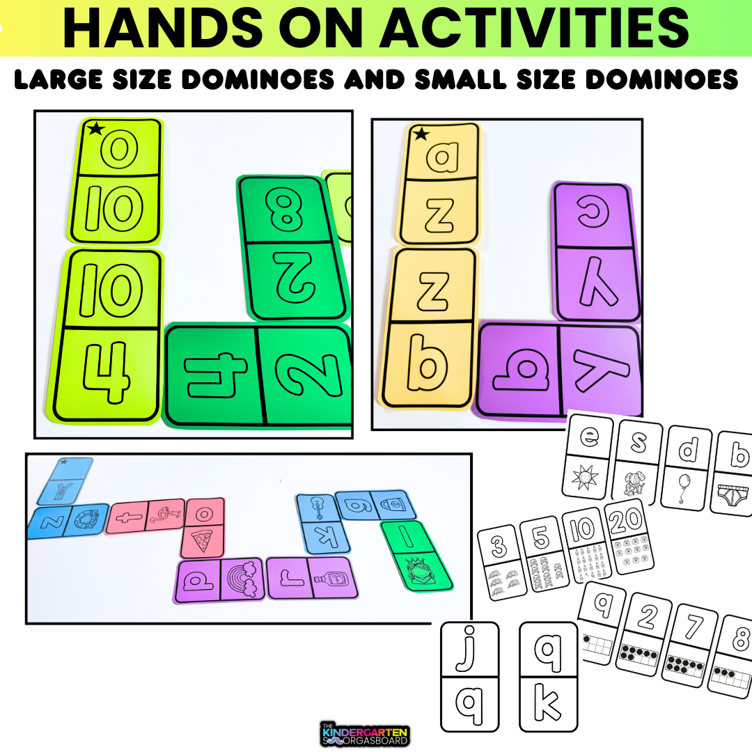 Domino Math & Literacy Games