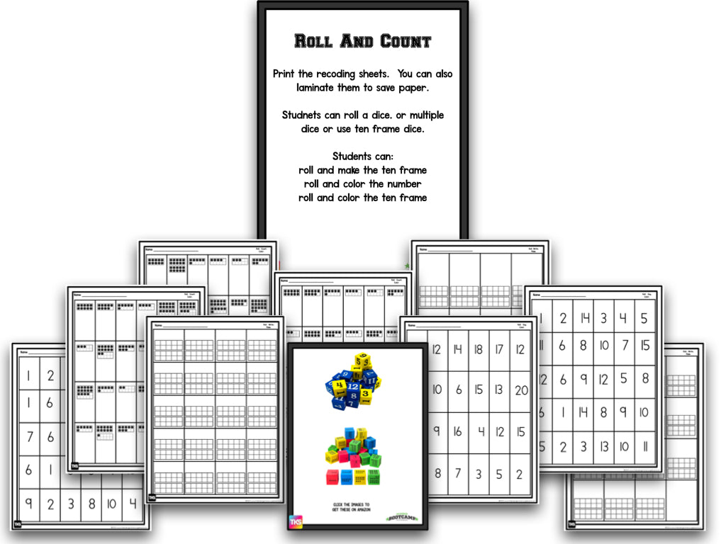Number Bootcamp: Numbers and Counting 1-20 (No Theme)