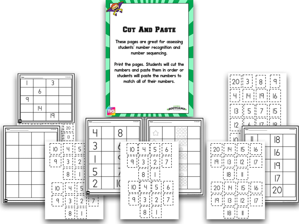 Number Bootcamp: Numbers and Counting 1-20 (Superhero Theme)