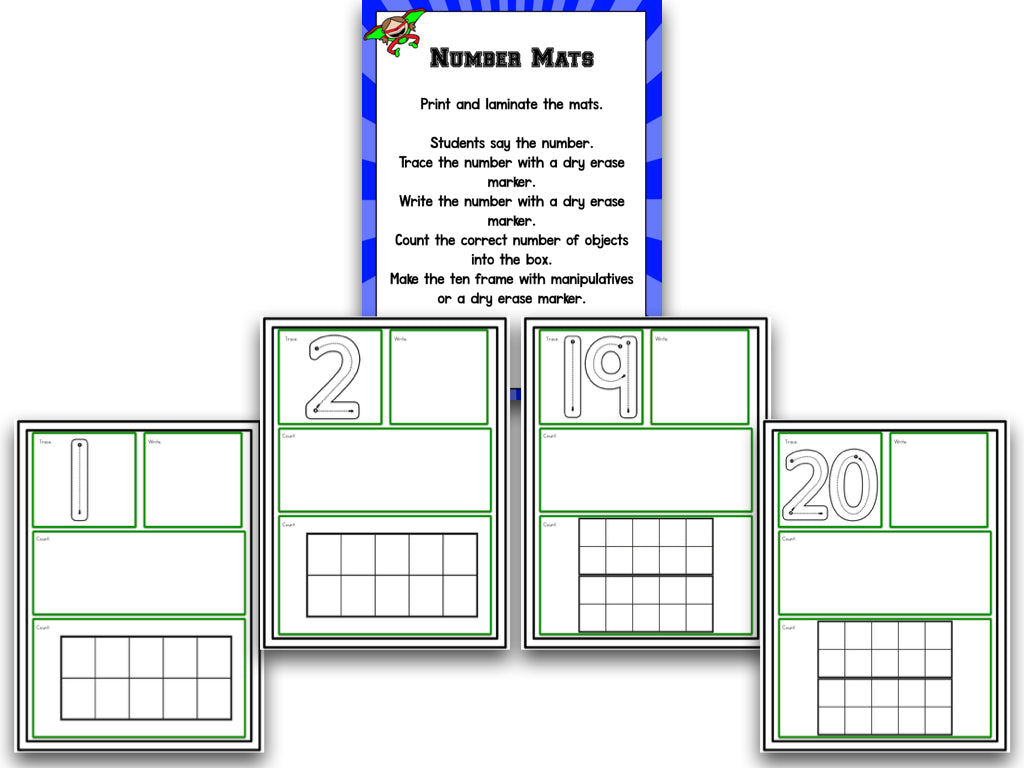 Number Bootcamp: Numbers and Counting 1-20 (Superhero Theme)