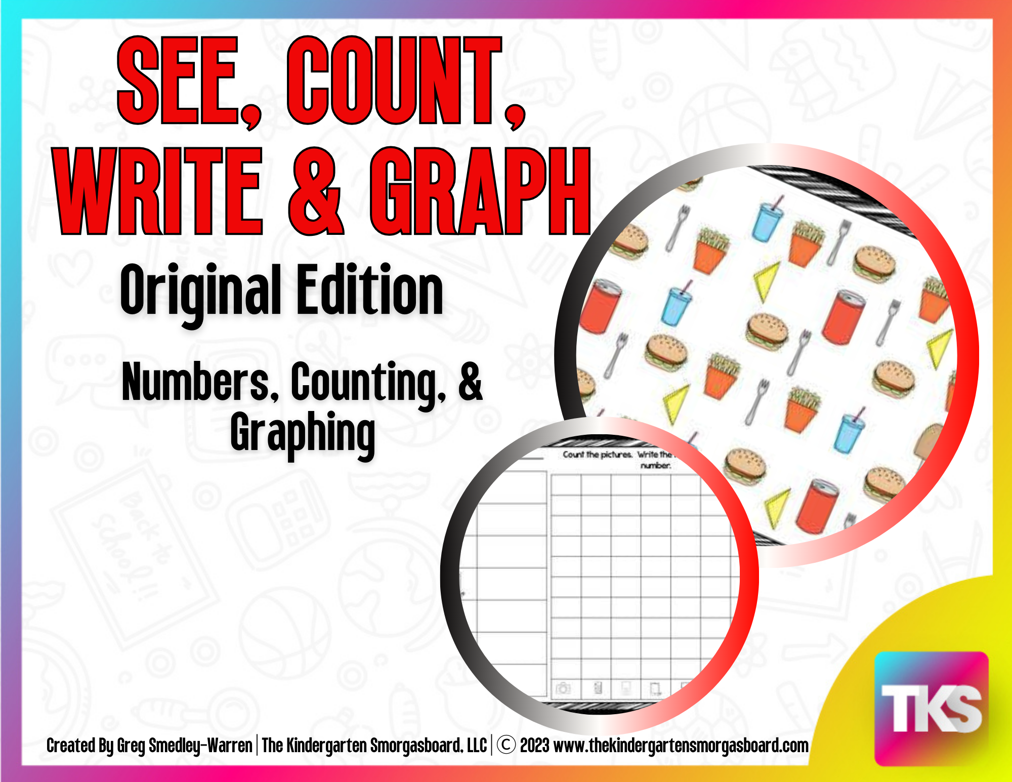 See Count Graph Math And Graphing Creation The Kindergarten