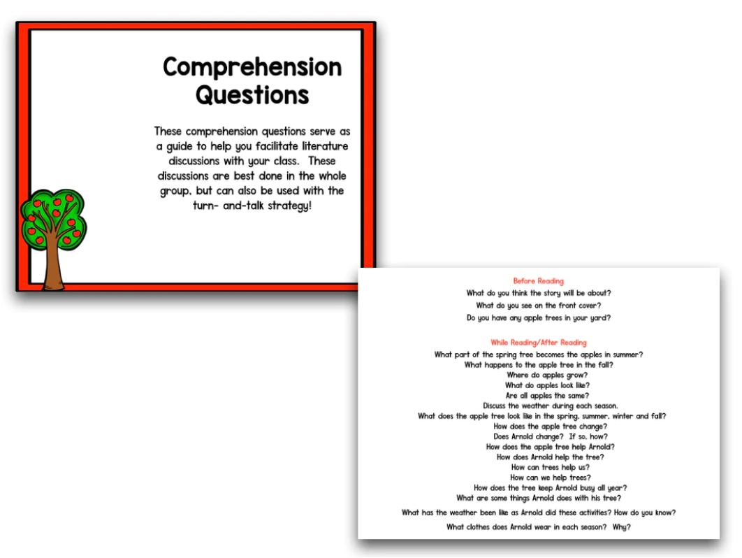 Apples Literacy And Science Bundle