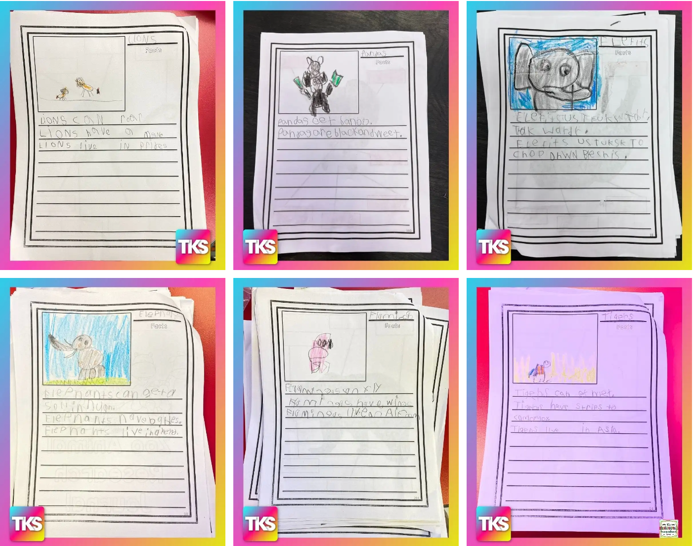 Zoo Animals: A Research and Writing Project PLUS Centers!