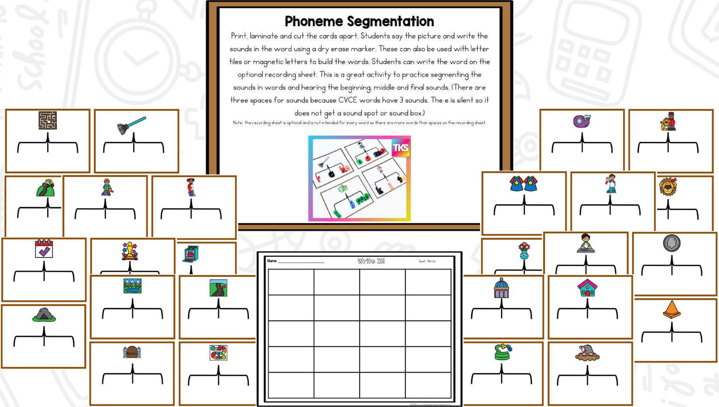 See It! Say It! Spell It! Word Work Bundle