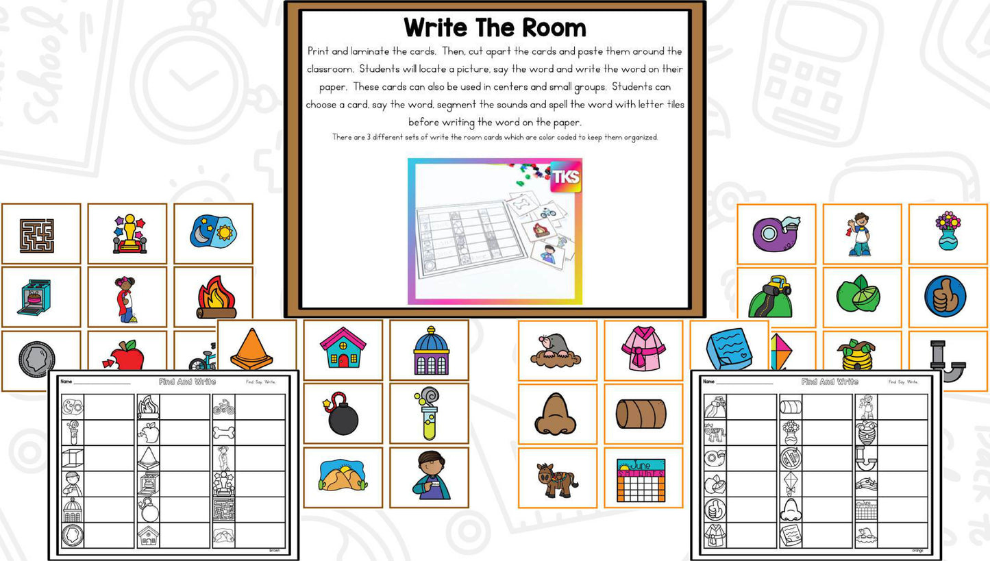 See It! Say It! Spell It! Word Work Bundle
