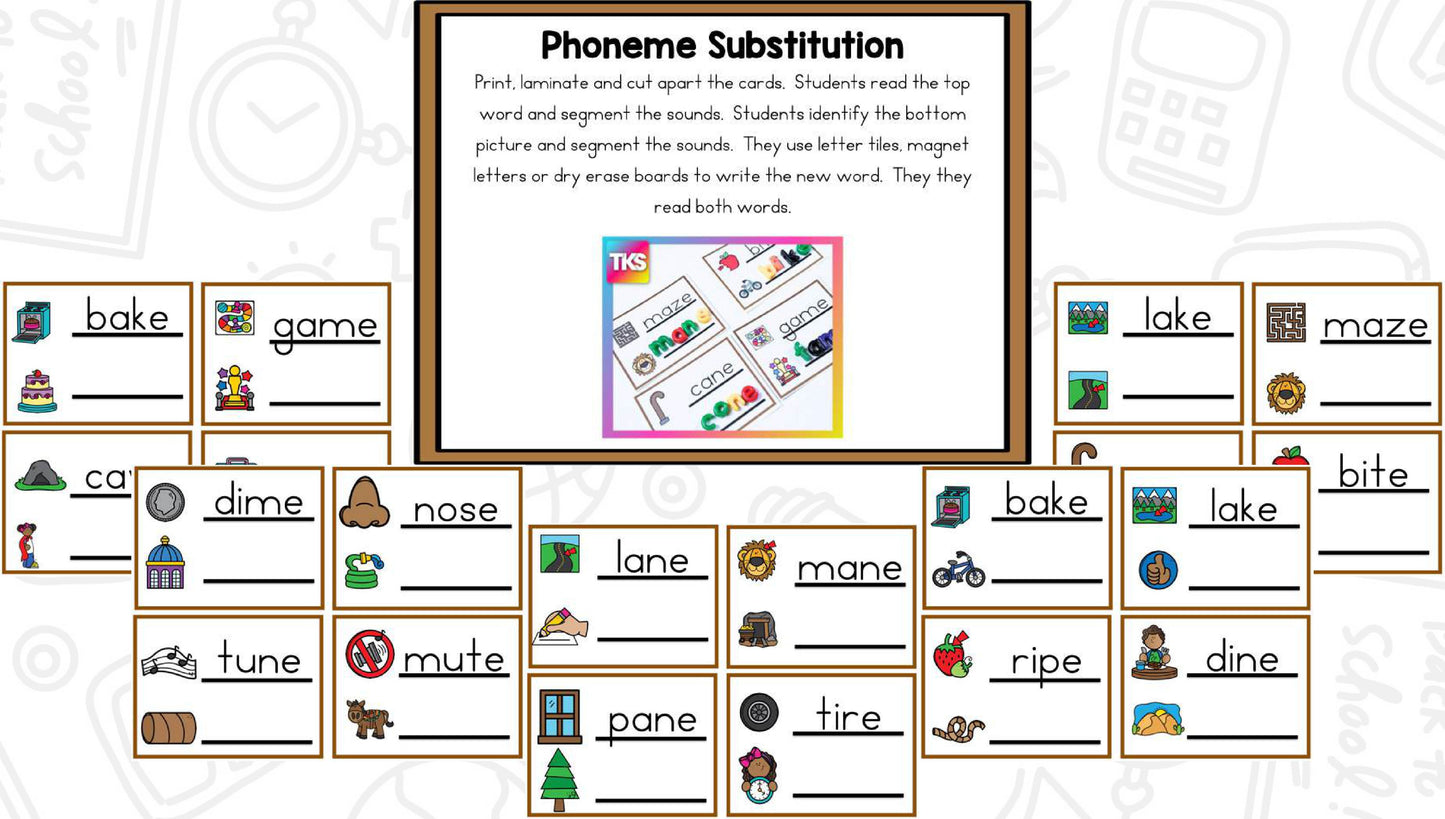 See It! Say It! Spell It! Word Work Bundle