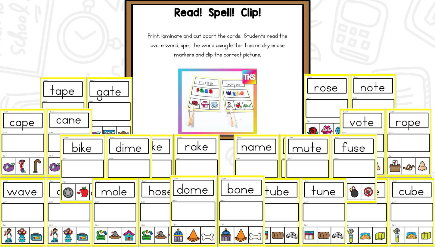 See It! Say It! Spell It! Word Work Bundle