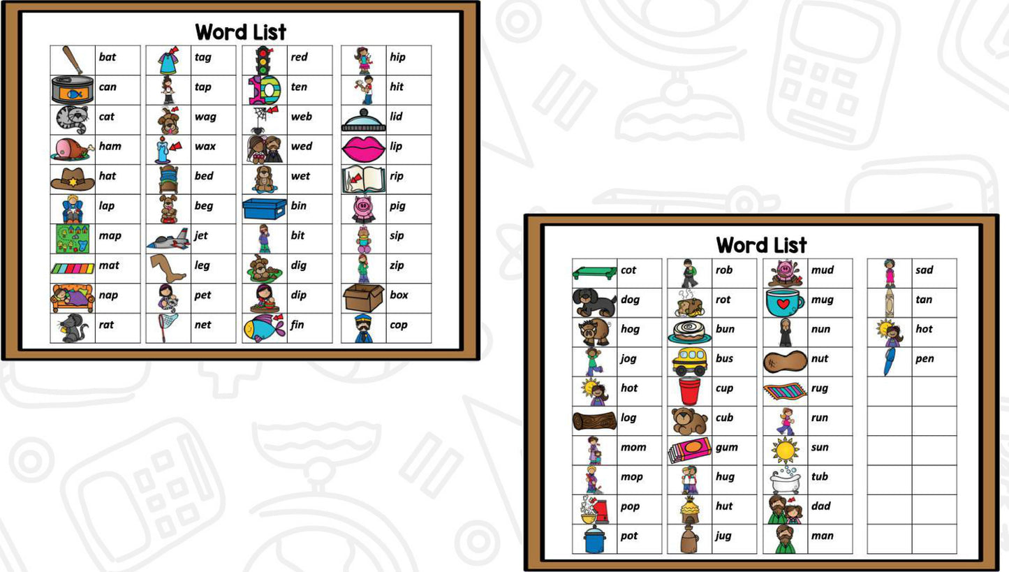 See It! Say It! Spell It! Word Work Bundle