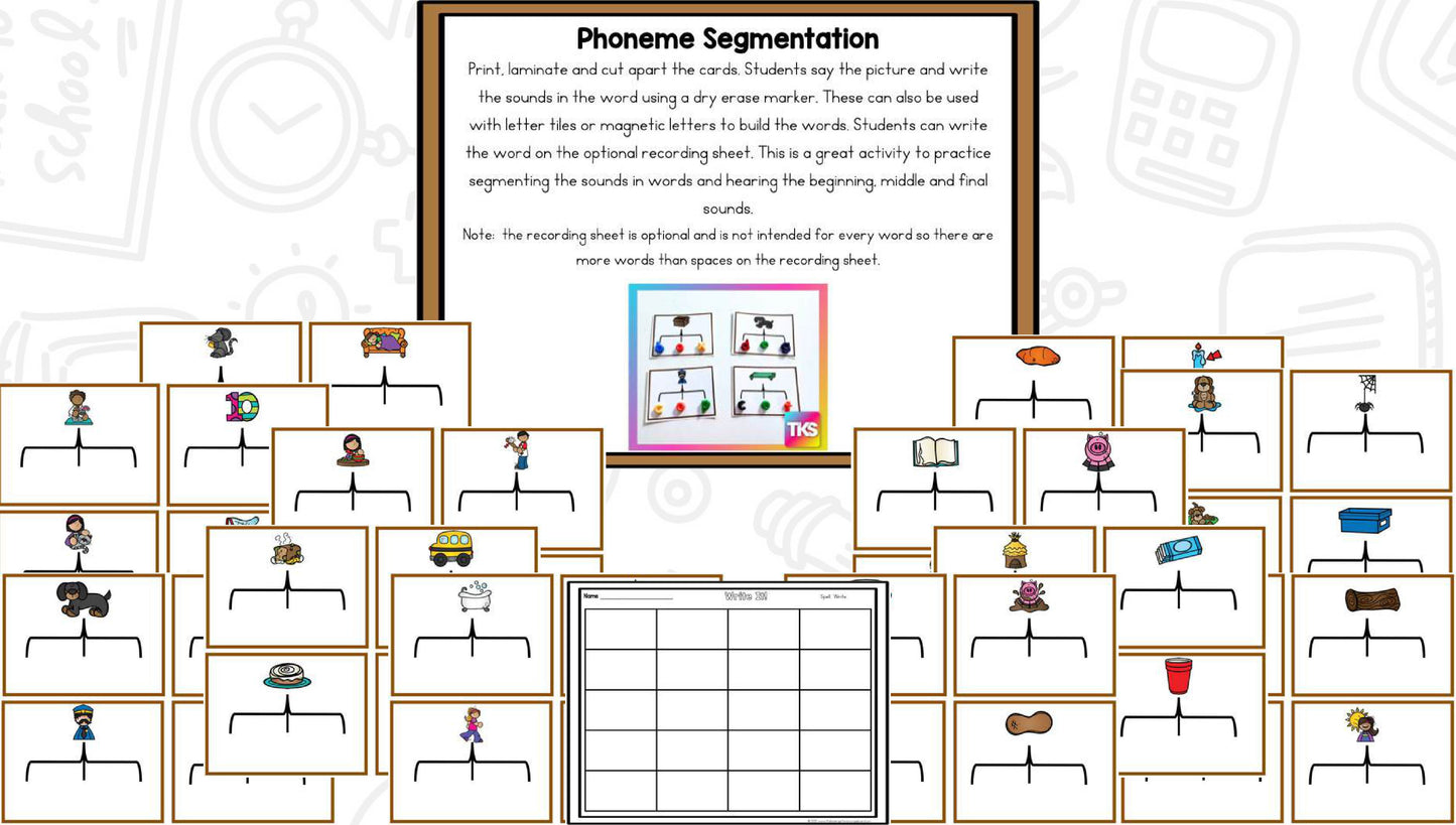 See It! Say It! Spell It! Word Work Bundle