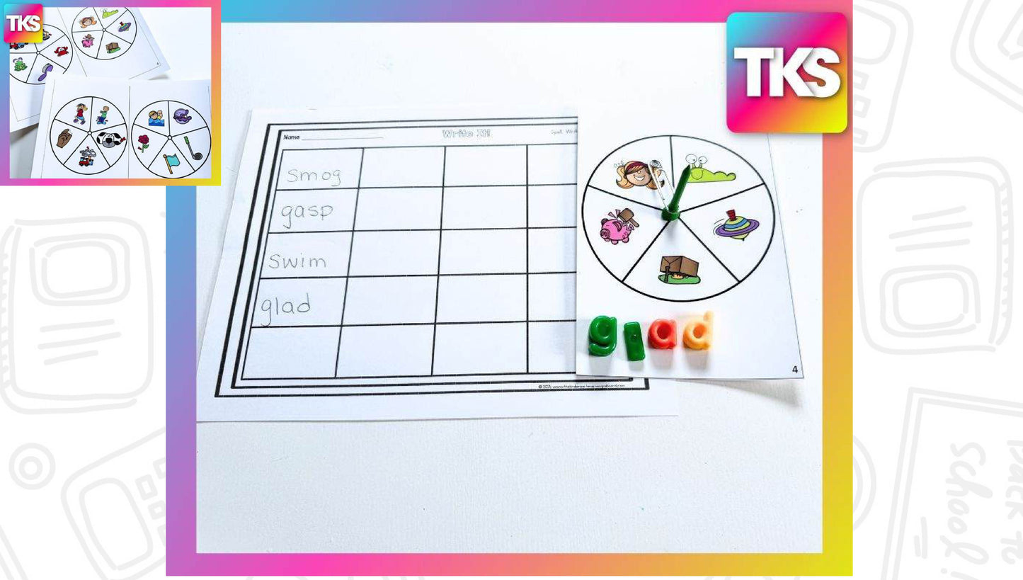 See It! Say It! Spell It! Word Work Bundle