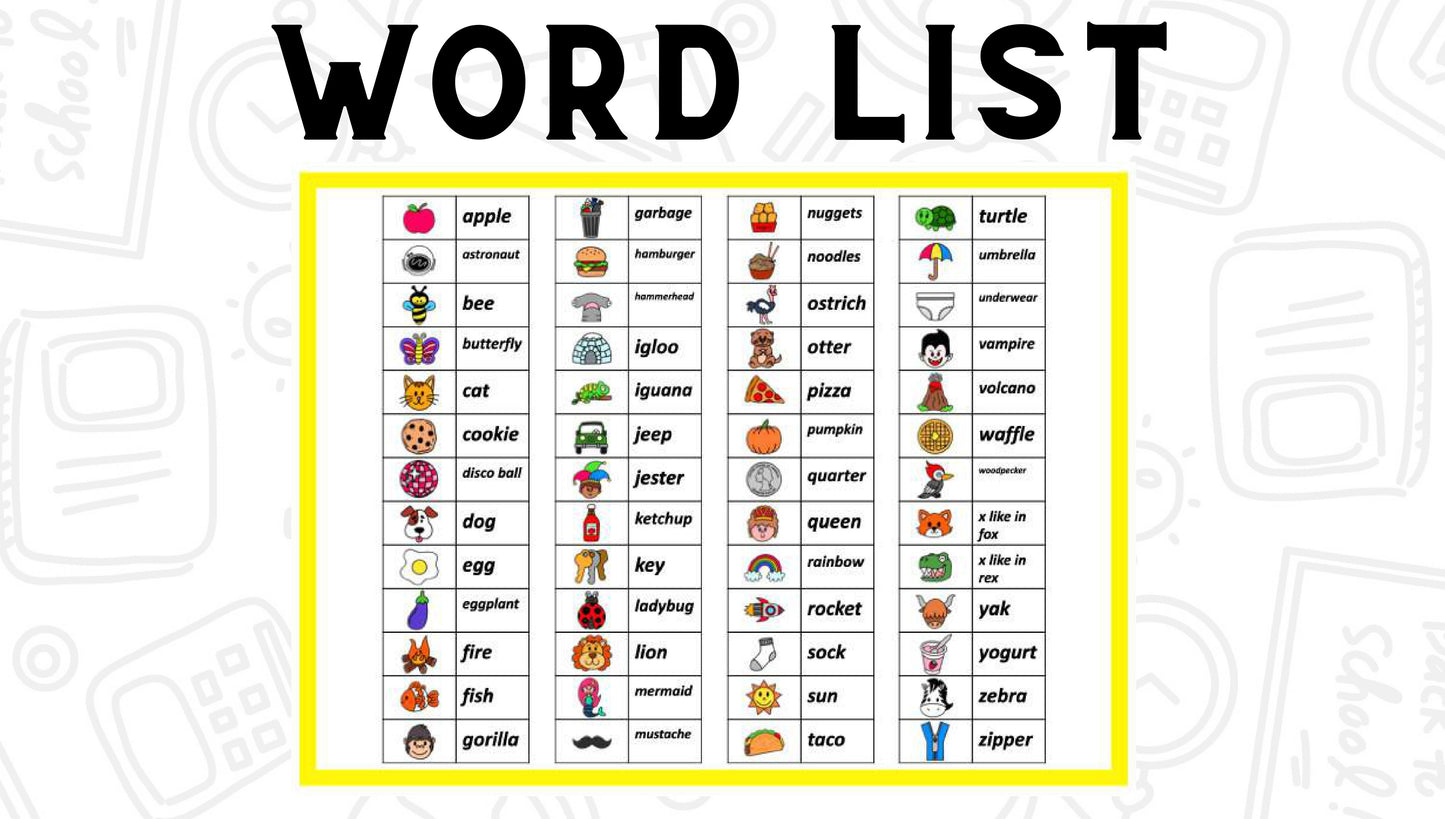 See It! Say It! Spell It! Word Work Bundle