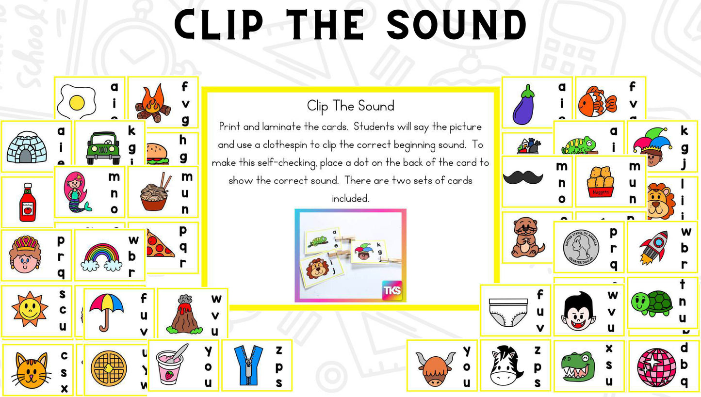 See It! Say It! Spell It! Word Work Bundle
