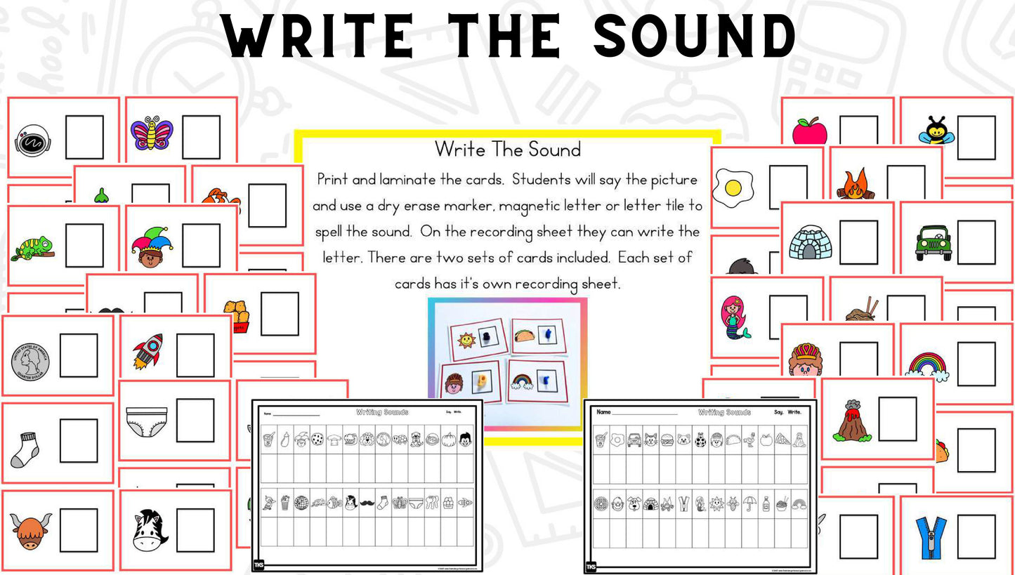 See It! Say It! Spell It! Word Work Bundle