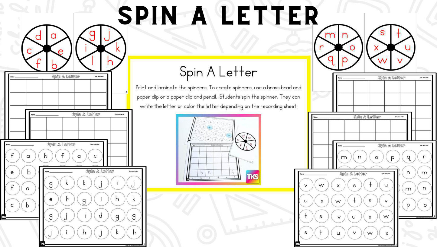 See It! Say It! Spell It! Word Work Bundle
