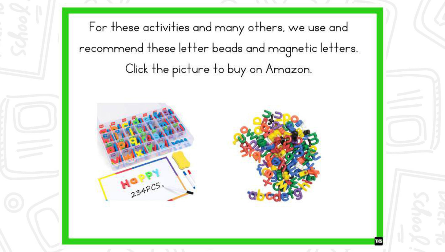 See It! Say It! Spell It! Word Work Bundle