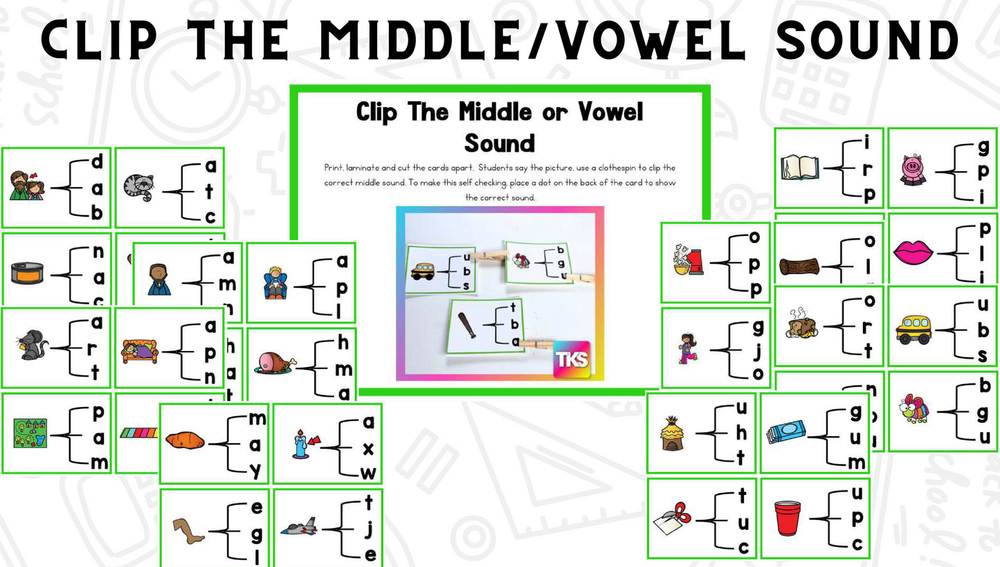 See It! Say It! Spell It! Word Work Bundle
