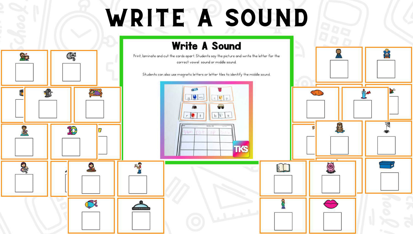 See It! Say It! Spell It! Word Work Bundle