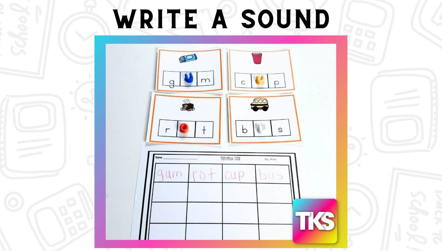 See It! Say It! Spell It! Word Work Bundle