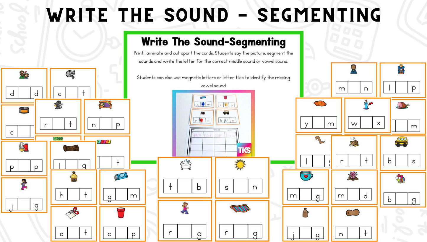 See It! Say It! Spell It! Word Work Bundle