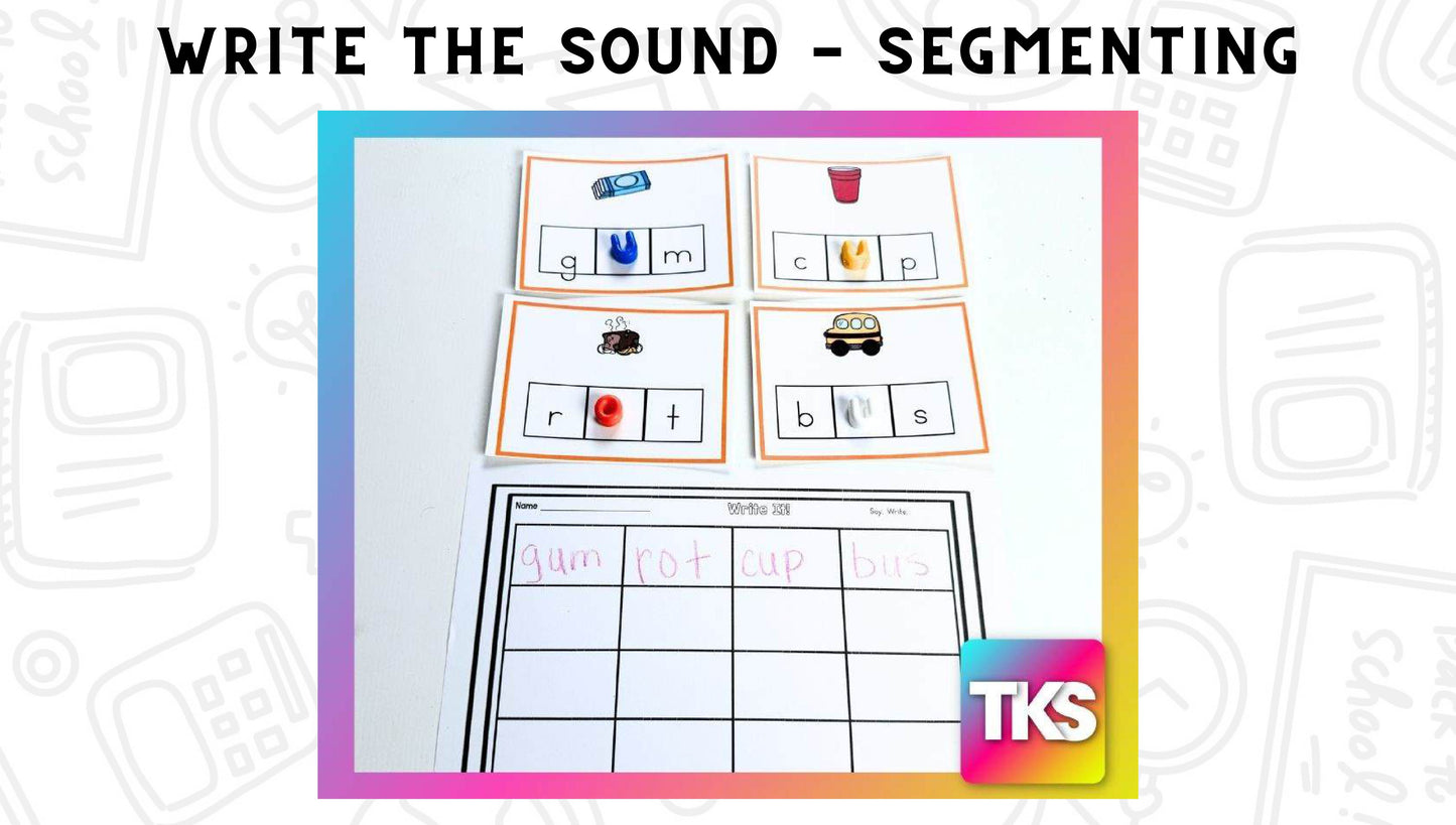 See It! Say It! Spell It! Word Work Bundle