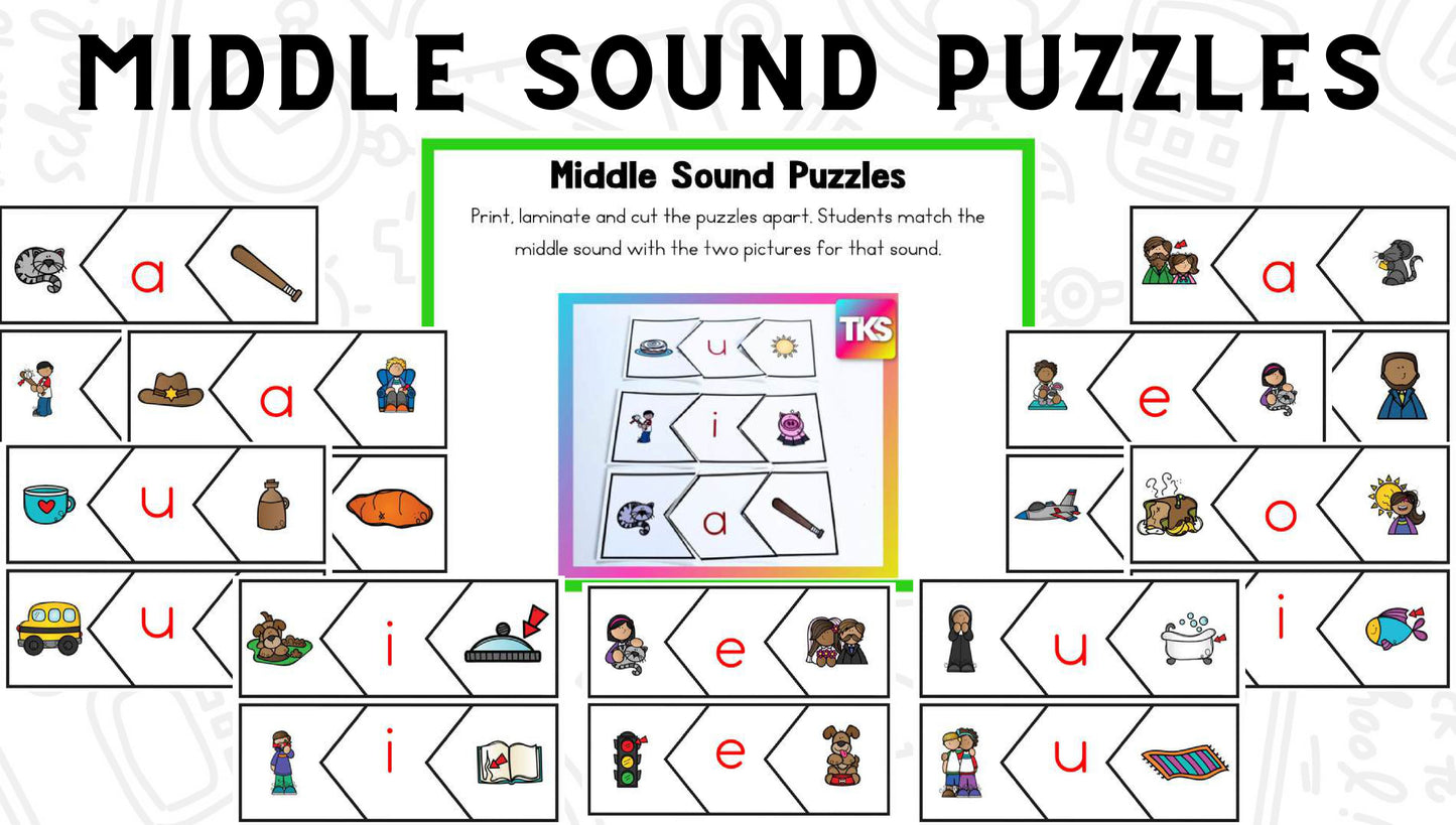 See It! Say It! Spell It! Word Work Bundle
