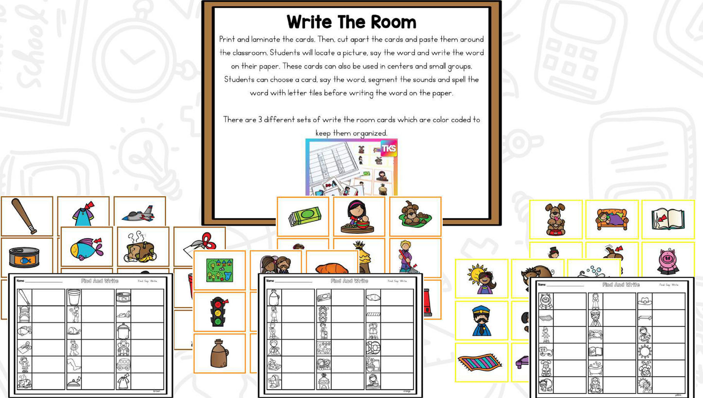 See It! Say It! Spell It! Word Work Bundle