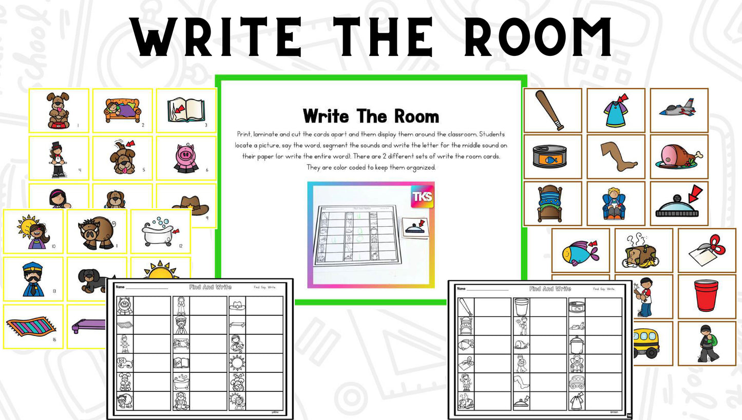 See It! Say It! Spell It! Word Work Bundle