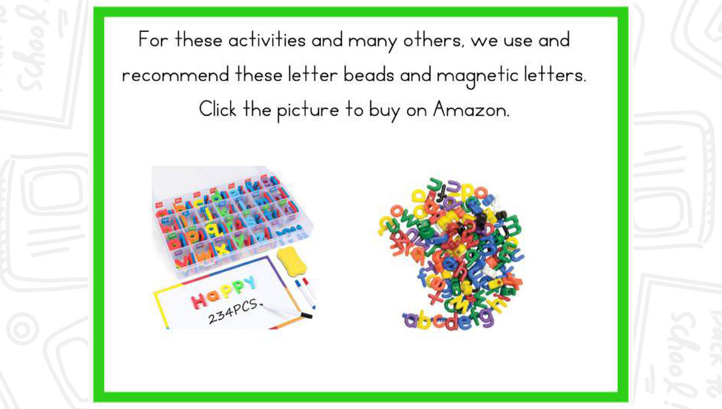 See It! Say It! Spell It! Word Work Bundle