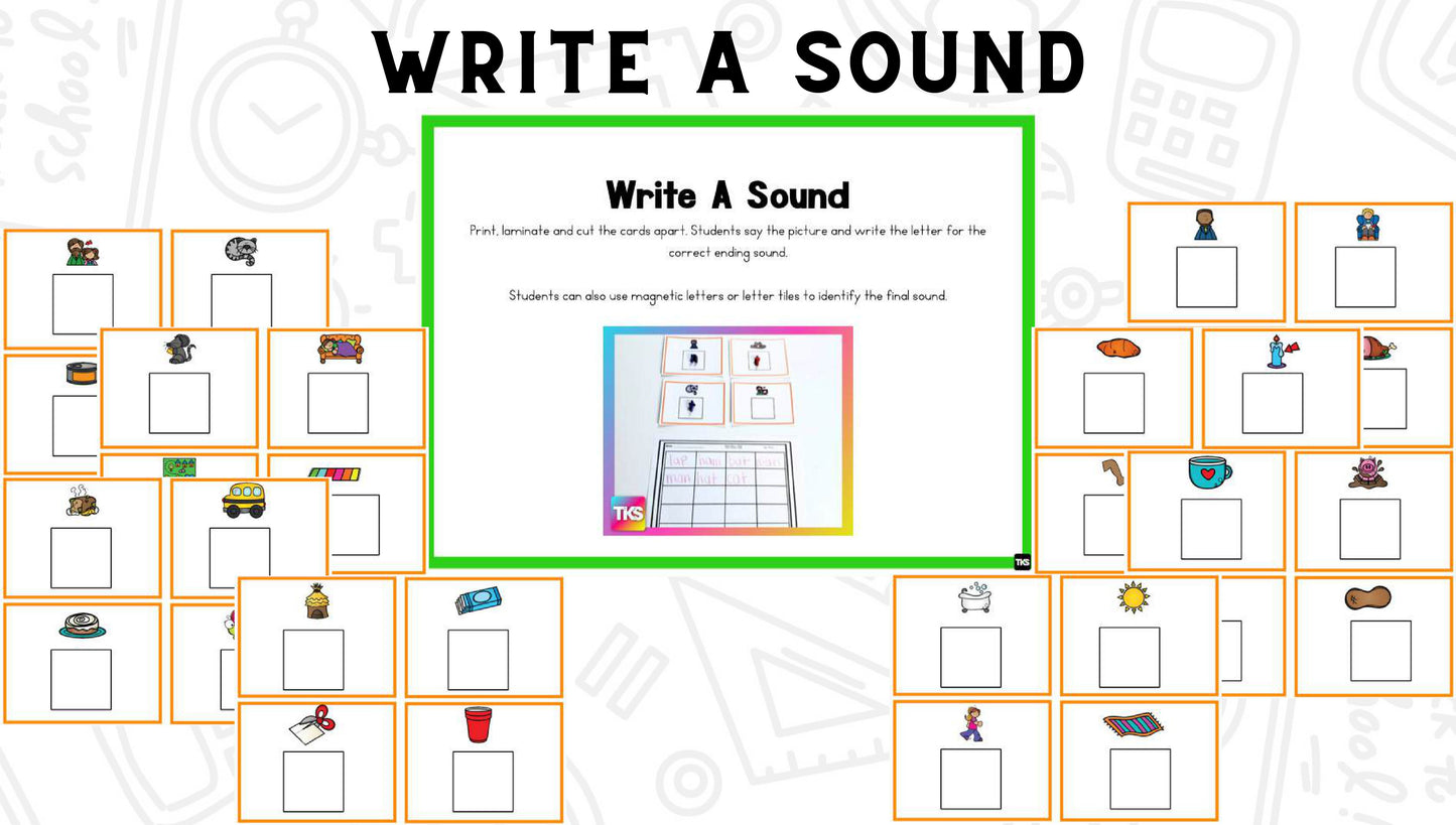 See It! Say It! Spell It! Word Work Bundle