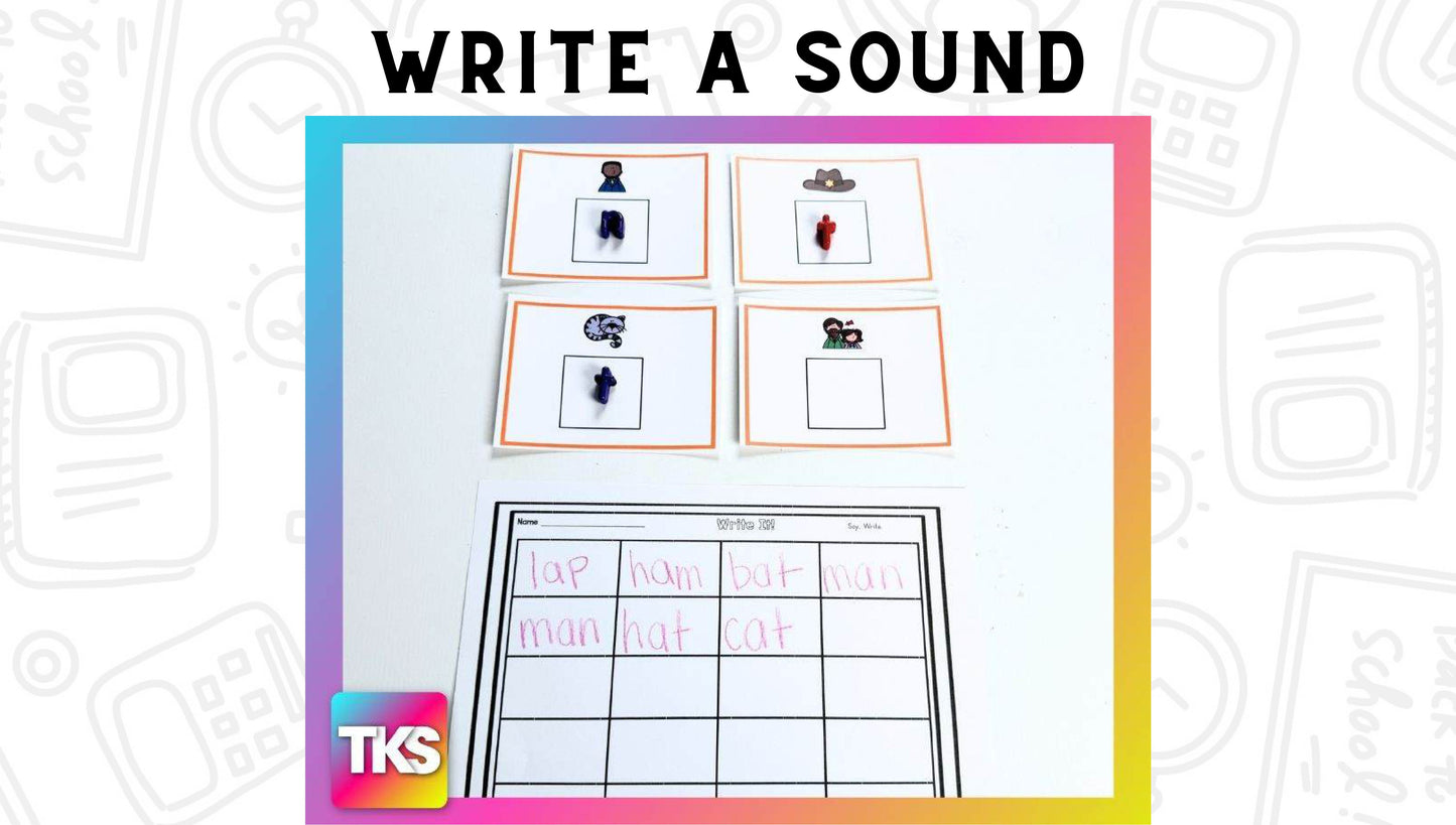 See It! Say It! Spell It! Word Work Bundle
