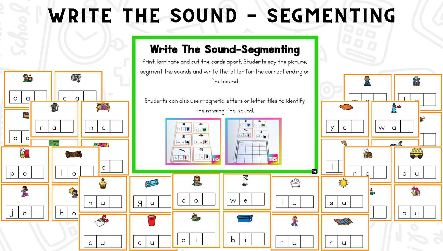 See It! Say It! Spell It! Word Work Bundle