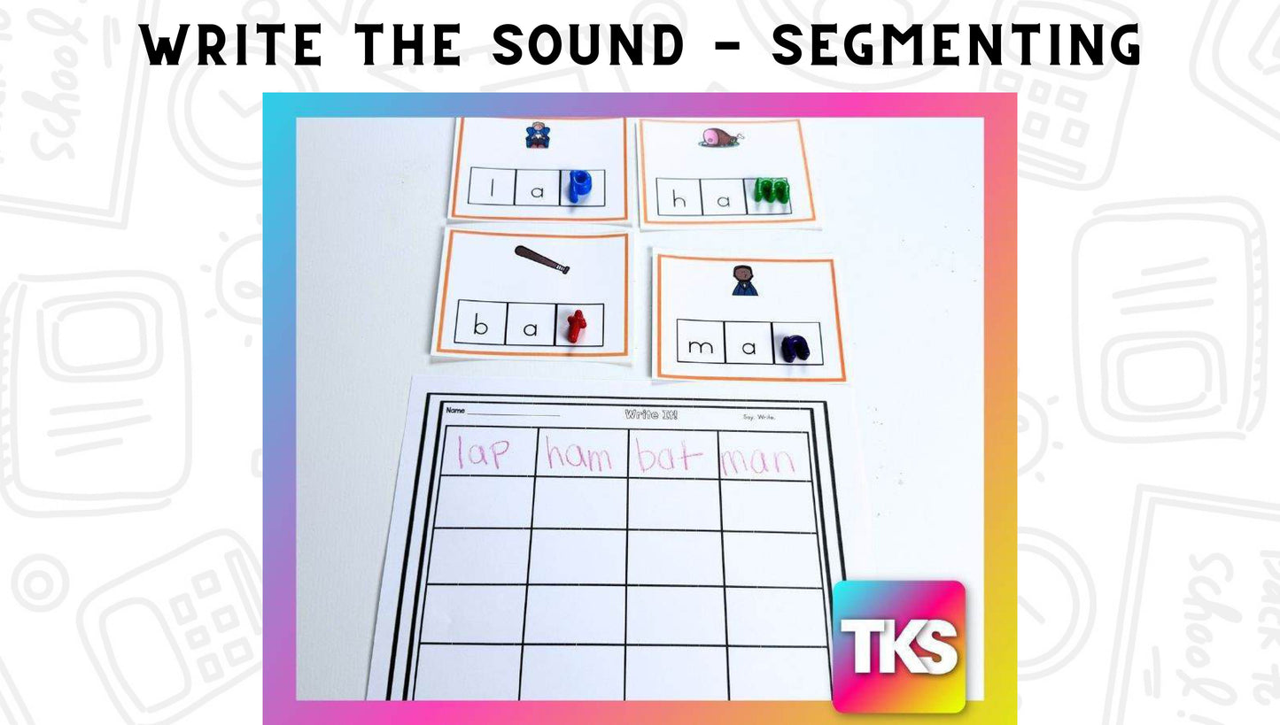 See It! Say It! Spell It! Word Work Bundle