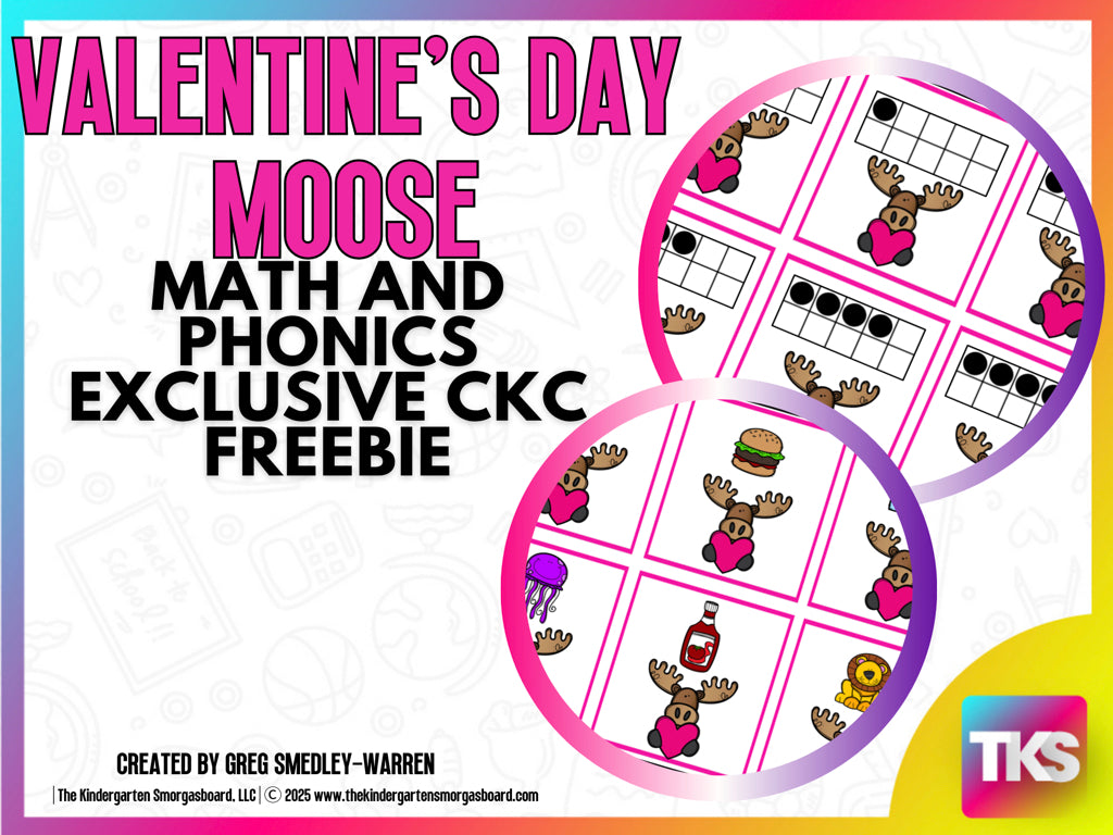Valentine's Day Moose Freebie