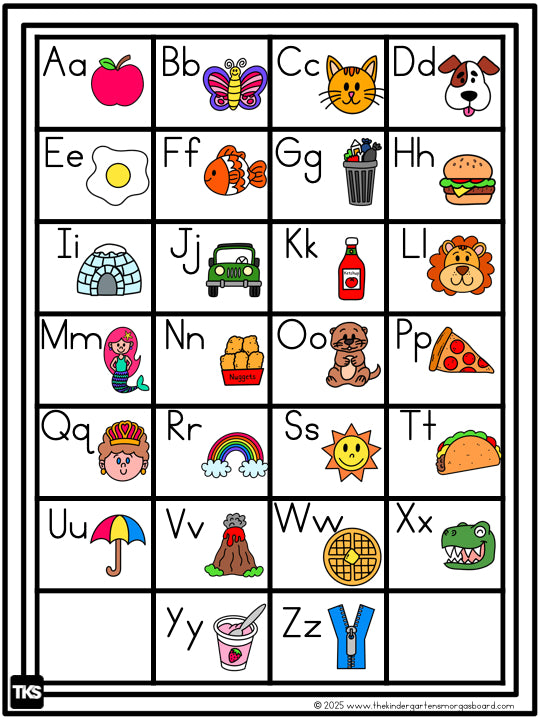 Alphabet Chart