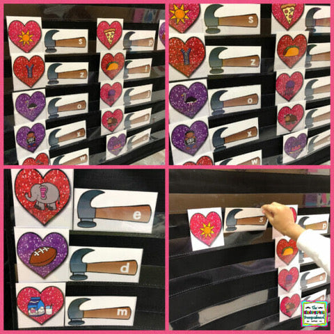 February Activities: Valentine's Day Letters and Sounds Games