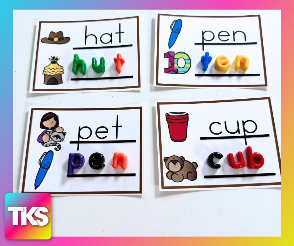 CVC Words: CVC Word Games: Phoneme Segmentation Activities