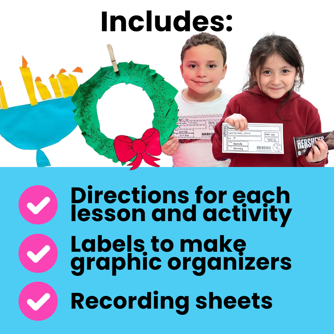 Christmas And Holidays Around the World: An Editable Research and Writing Project PLUS Centers!