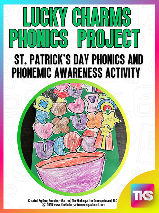 Lucky Charms Sight Words, CVC Words, & Letters Phonics Project