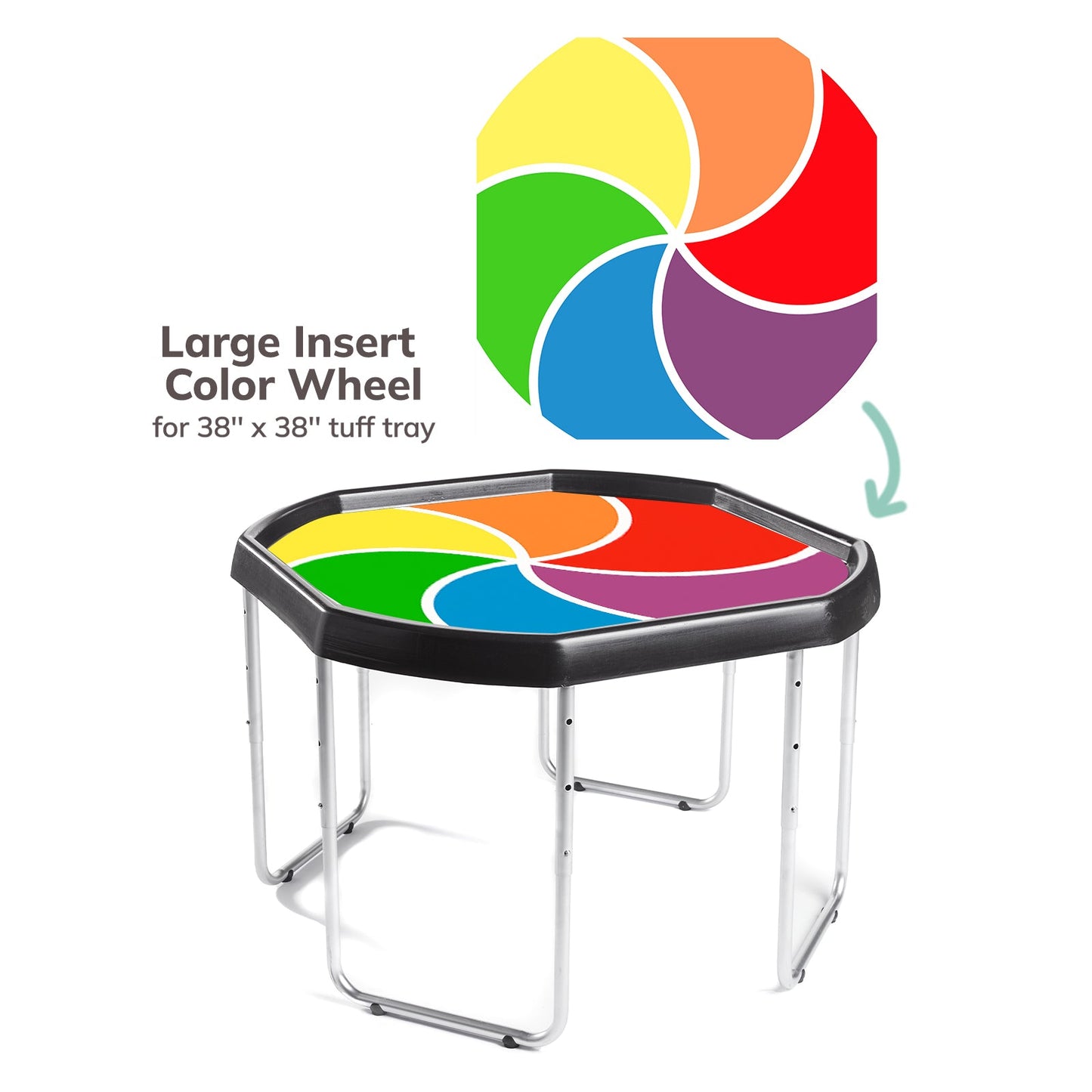 Tuff Tray Color Wheel Insert