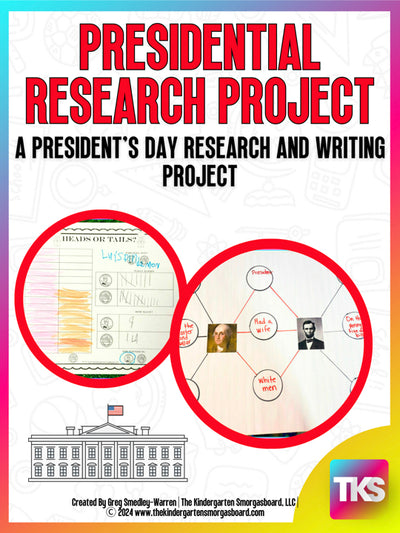 President's Day! A Presidents Research and Writing Project PLUS Centers!