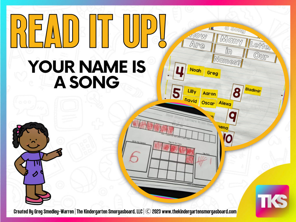 Read It Up! Your Name Is A Song – The Kindergarten Smorgasboard Online Store